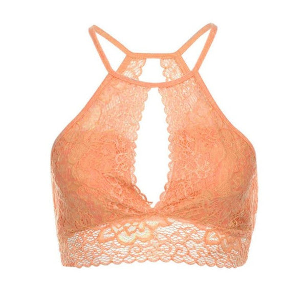 Casual Summer Hollow Lace Crop Top