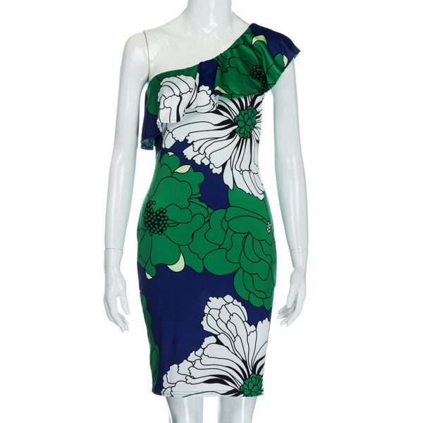 Casual One Shoulder Summer Dress