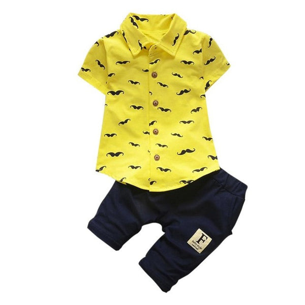 Beard Baby Kids Boys T Shirt Tops & Shorts
