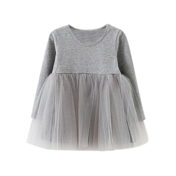 Casual Long Sleeve Kids Dresses for Girls