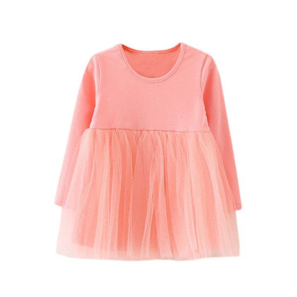 Casual Long Sleeve Kids Dresses for Girls