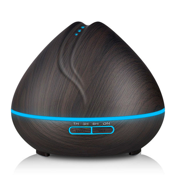 Home LED Air Humidifier Purifier with Wood Grain