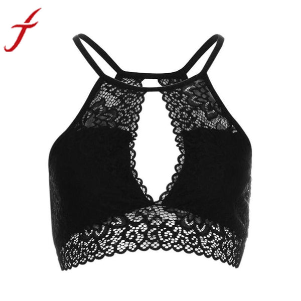 Casual Summer Hollow Lace Crop Top