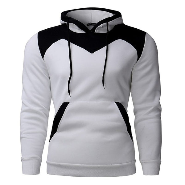 Slim Fit Long Sleeve Velvet Hoodies for Men