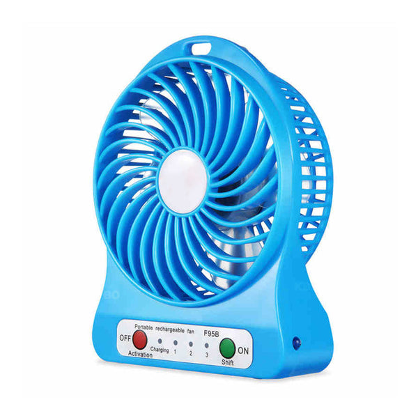 Rechargeable Mini Portable Electric LED Fan