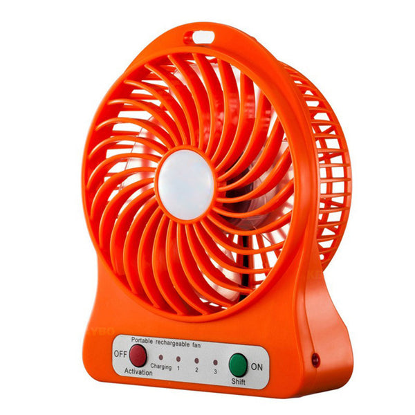 Rechargeable Mini Portable Electric LED Fan