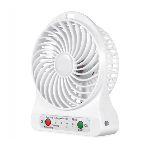 Rechargeable Mini Portable Electric LED Fan