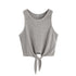 Round Neck Sleeveless Summer Style Tank Top