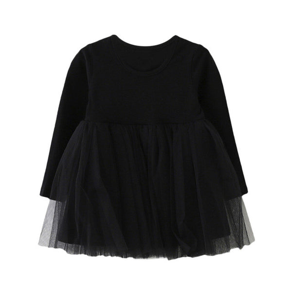 Casual Long Sleeve Kids Dresses for Girls