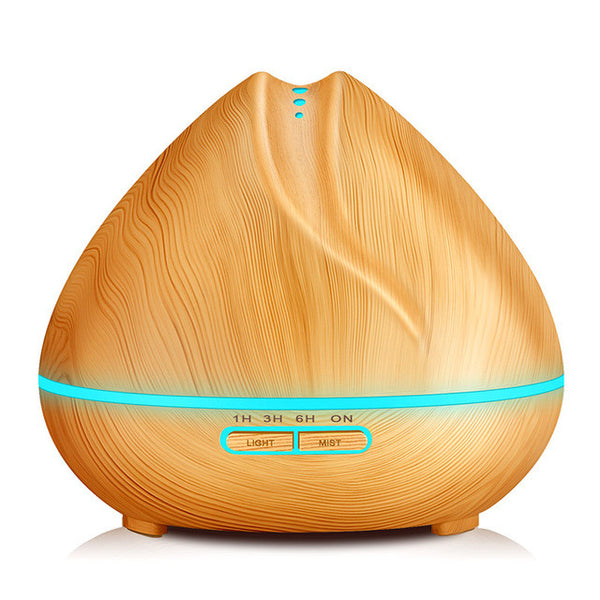 Home LED Air Humidifier Purifier with Wood Grain