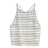 O-Neck Sleeveless Loose Tops