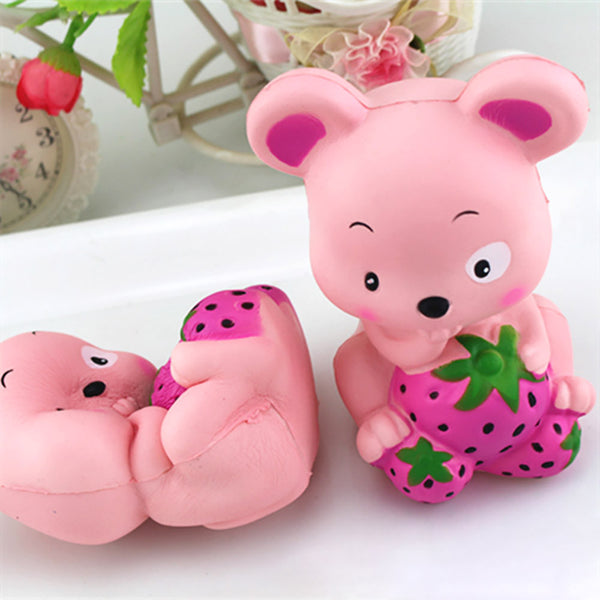 Strawberry Mouse Slow Rising Toys