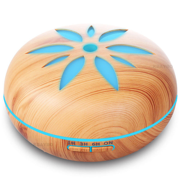 LED Ultrasonic Humidifier Essential Oil Diffuser