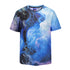 Cool 3D Print Cloud Short Sleeve Summer T-Shirt
