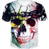 3D Printing Skull T-Shirt for Men