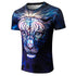 3D Animal Digital Printing T-Shirts for Men